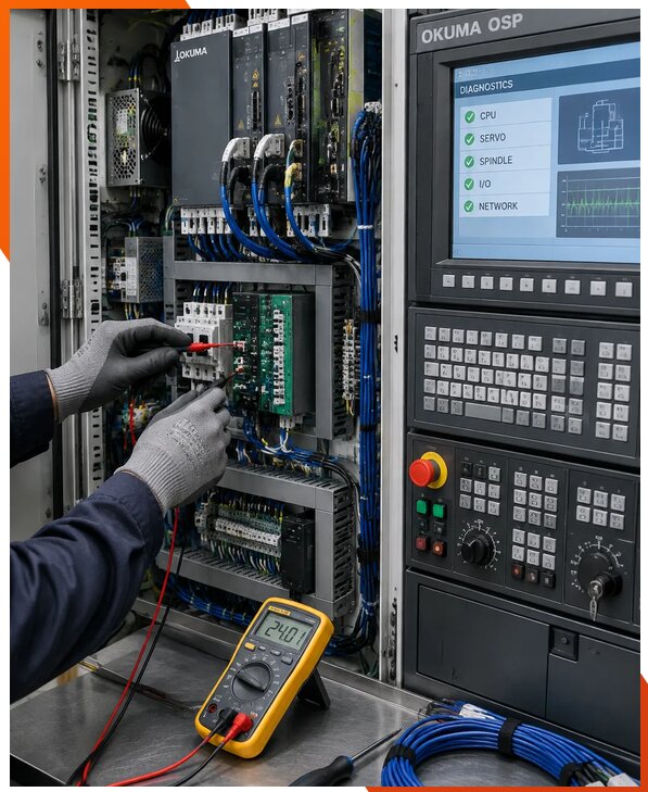Ремонт систем ЧПУ Okuma OSP в Майкопе